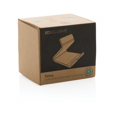 Logotrade corporate gift picture of: Terra RCS recycled aluminium tablet & phone stand