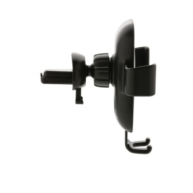 Logo trade promotional gift photo of: RCS recycled plastic 10W wireless charging car holder