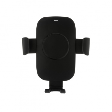 Logo trade promotional giveaways image of: RCS recycled plastic 10W wireless charging car holder