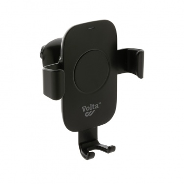 Logo trade promotional giveaways image of: RCS recycled plastic 10W wireless charging car holder