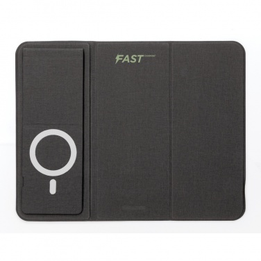 Logo trade promotional giveaways picture of: Artic Magnetic 10W wireless charging phonestand