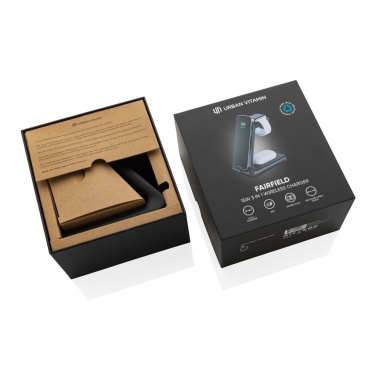 Logo trade promotional giveaways image of: Urban Vitamin Fairfield 3 in1 RCS rplastic charger