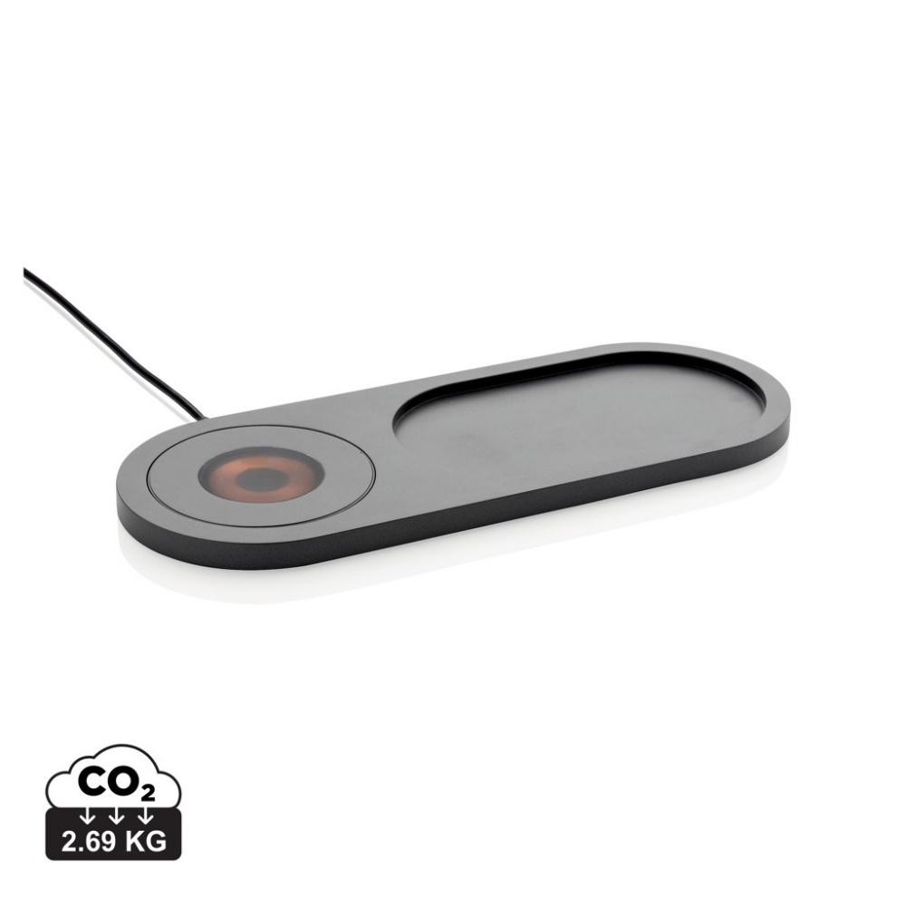 Logotrade promotional item picture of: Encore 10W wireless charging valet tray
