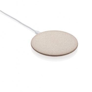 Logo trade advertising products image of: 5W Wheat straw wireless charger