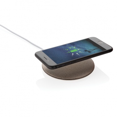 Logotrade promotional merchandise picture of: 5W Wheat straw wireless charger
