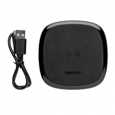 Logo trade promotional merchandise image of: Philips 10W Qi wireless charger