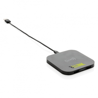 Logo trade corporate gifts picture of: Wireless 5W charging pad