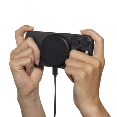 Logotrade advertising products photo of: Magnapad 15W RCS rplastic magnetic 3 in 1 charging pad
