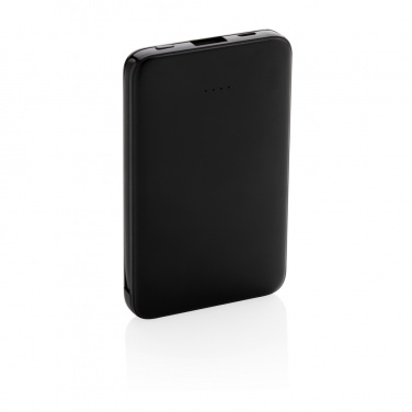 Logo trade advertising products image of: 5.000 mAh Pocket Powerbank with integrated cables