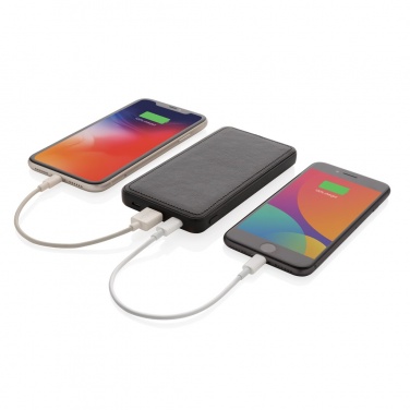 Logo trade promotional gifts picture of: Tusca 10.000 mAh PU powerbank