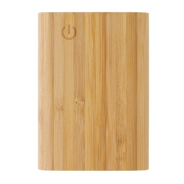 Logotrade promotional merchandise image of: Bamboo 5.000 mAh powerbank