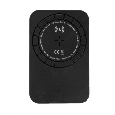 Logotrade promotional item image of: Magnetic 5.000 mAh 5W wireless powerbank