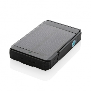 Logotrade promotional giveaway picture of: Skywave RCS rplastic solar powerbank 5000 mAh 10W wireless