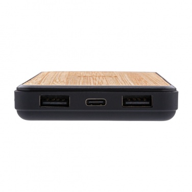 Logo trade advertising products picture of: RCS recycled plastic 8000 mAh Wireless Powerbank