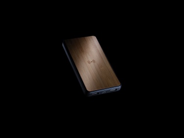 Logotrade advertising products photo of: RCS recycled plastic 8000 mAh Wireless Powerbank