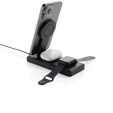 Logotrade promotional item picture of: Fenwick RCS recycled plastic 10000mah  3 in 1 fast powerbank