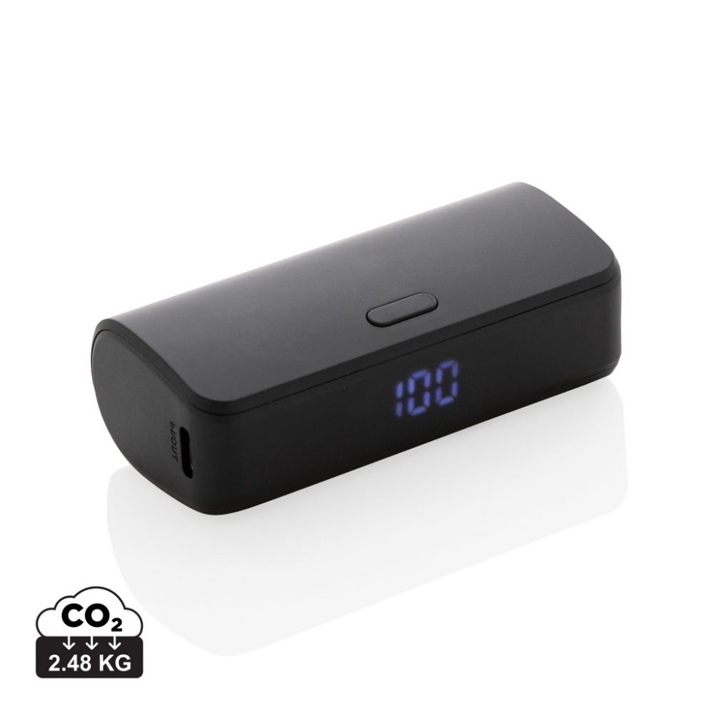 Logotrade business gifts photo of: FlashCharge RCS rplastic 5000 mah fast charge powerbank