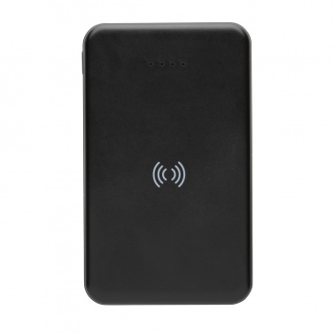 Logotrade promotional product image of: RCS recycled plastic 5.000 mAh 5W wireless powerbank