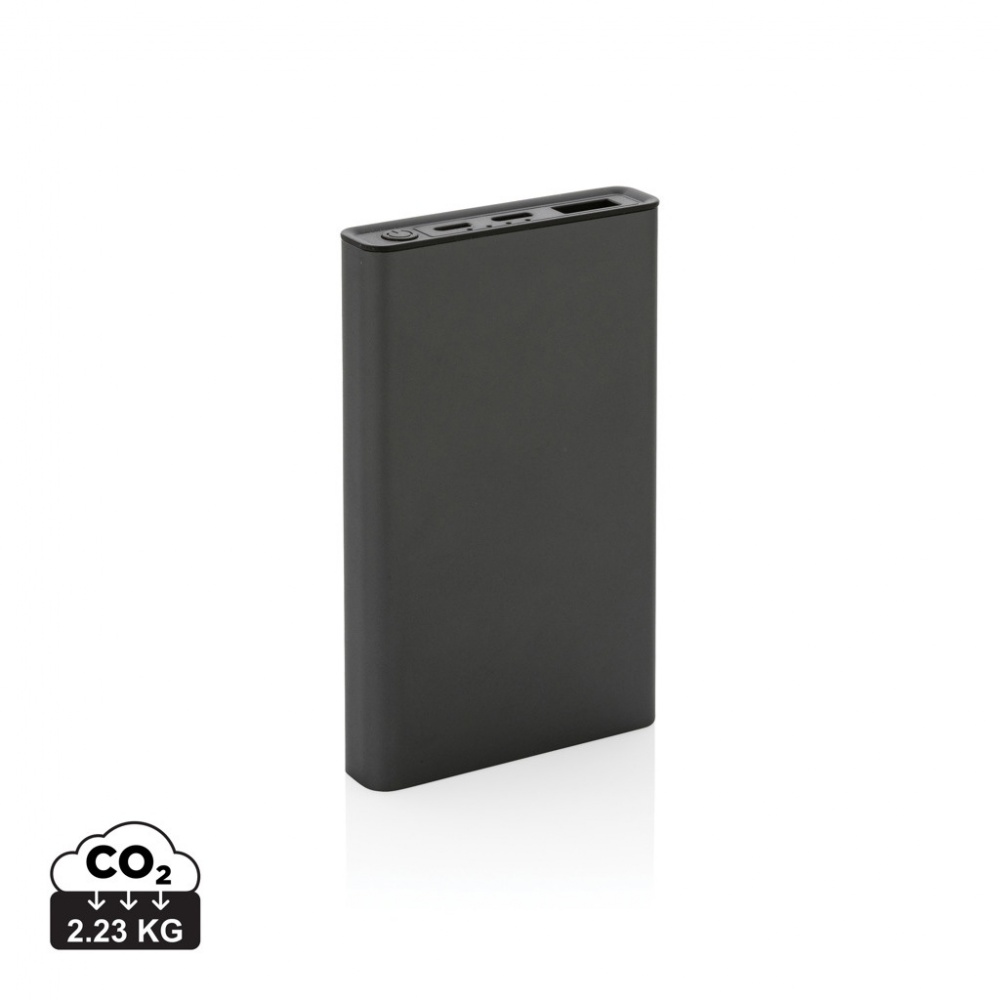 Logo trade promotional products picture of: Terra RCS recycled aluminium powerbank 5.000 mAh