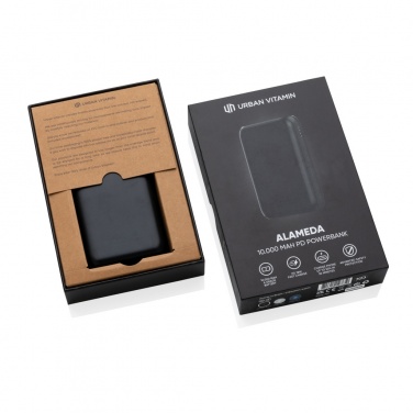 Logo trade promotional giveaway photo of: Urban Vitamin Alameda 10.000 mAh 18W PD powerbank