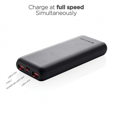 Logotrade corporate gift image of: Urban Vitamin Pasadena 20.000 mAh 18W PD powerbank