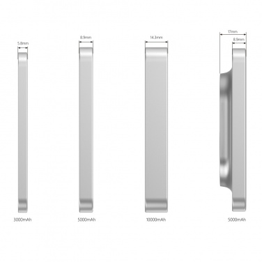 Logo trade promotional giveaway photo of: Urban Vitamin Malibu RCS plastic/alu 5000 mah powerbank