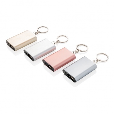 Logo trade promotional merchandise picture of: 1.000 mAh keychain powerbank