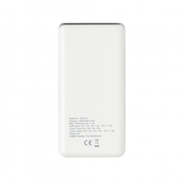 Logo trade business gifts image of: Ultra fast 10.000 mAh powerbank with PD