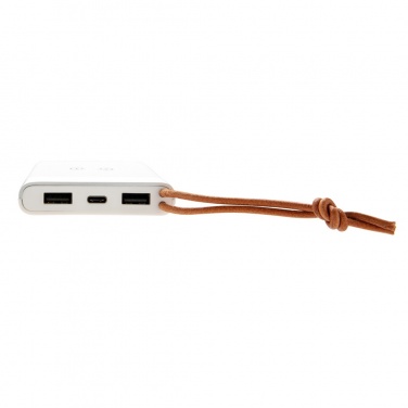 Logo trade promotional gifts image of: Aria 8.000 mAh 5W wireless charging powerbank