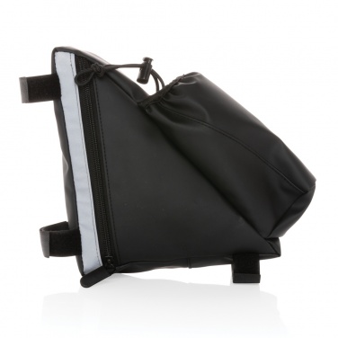 Logotrade promotional item picture of: PU high visibility bike frame bag with bottle holder