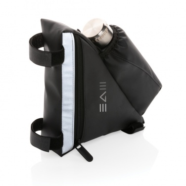 Logo trade promotional merchandise picture of: PU high visibility bike frame bag with bottle holder