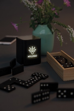 Logo trade promotional giveaways image of: Light up logo wireless speaker