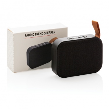 Logo trade promotional gifts picture of: Fabric trend speaker