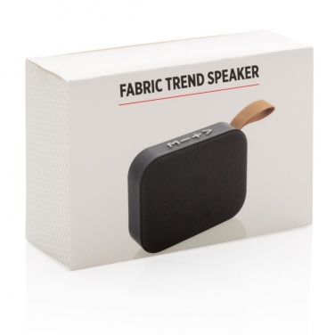 Logo trade advertising product photo of: Fabric trend speaker