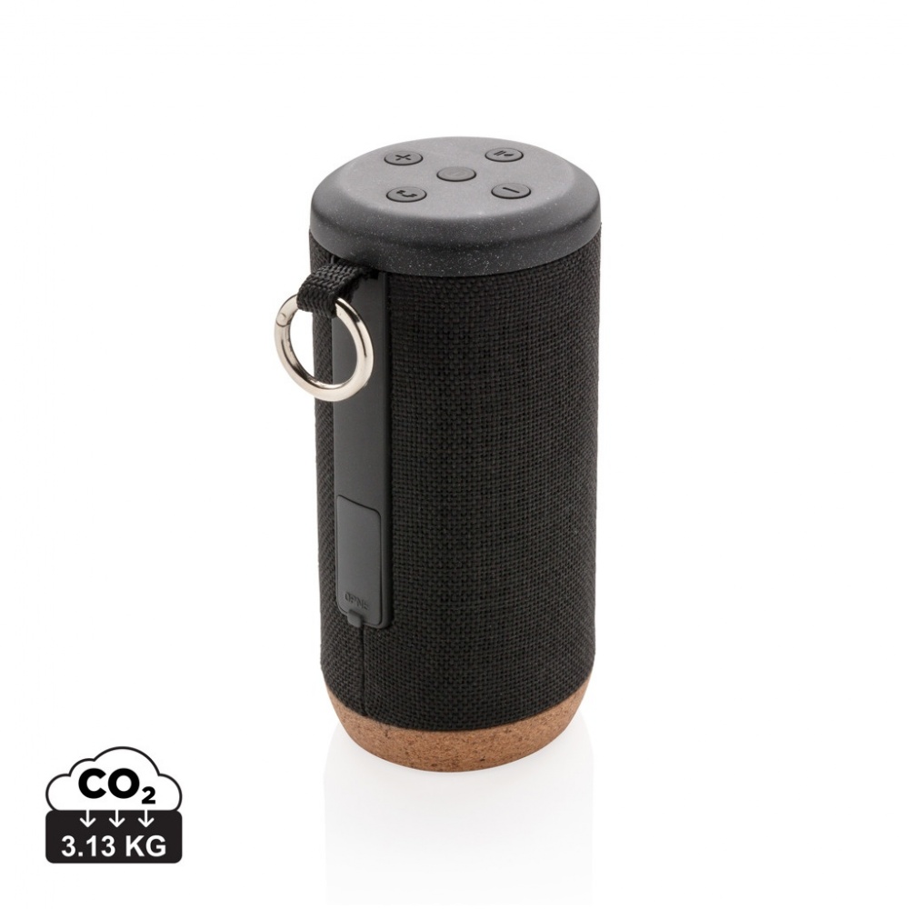 Logo trade promotional items picture of: Baia 10W wireless speaker, cork