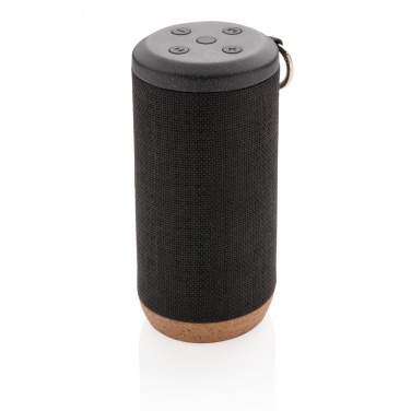 Logo trade business gift photo of: Baia 10W wireless speaker, cork