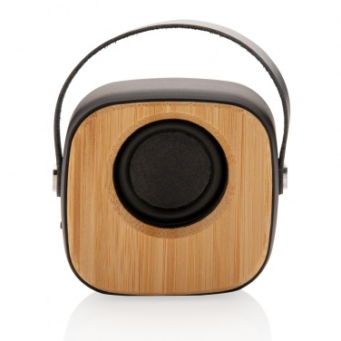 Logo trade promotional items picture of: Bamboo 3W Wireless Fashion Speaker