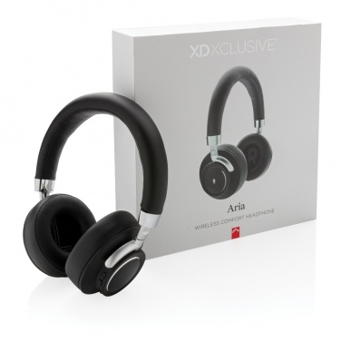 Logo trade business gifts image of: Aria Wireless Comfort Headphones