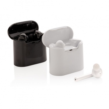 Logo trade promotional gifts picture of: Liberty wireless earbuds in charging case
