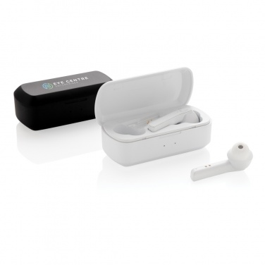 Logo trade promotional giveaways picture of: Free Flow TWS earbuds in charging case