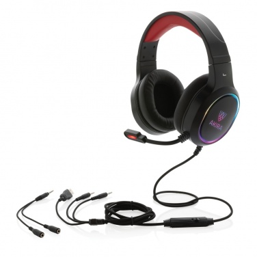 Logo trade corporate gift photo of: RGB gaming headset