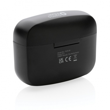 Logo trade promotional giveaways image of: Swiss Peak ANC TWS earbuds