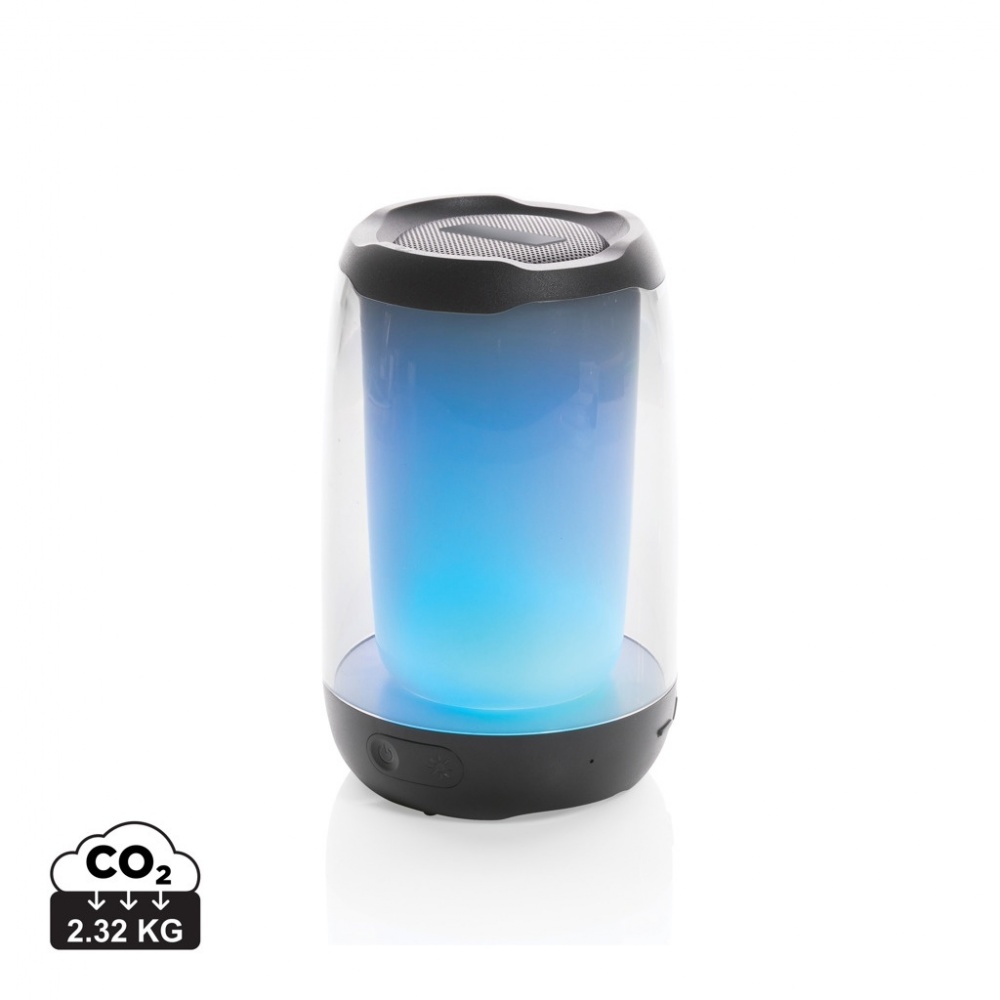 Logo trade promotional giveaways picture of: RCS recycled plastic Lightboom 5W speaker