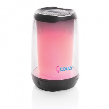 Logo trade promotional giveaways image of: RCS recycled plastic Lightboom 5W speaker