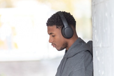 Logo trade promotional merchandise image of: Urban Vitamin Palo Alto RCS rplastic headphone