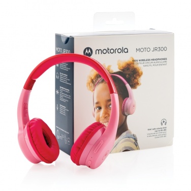 Logo trade promotional items image of: Motorola JR 300 kids wireless safety headphone