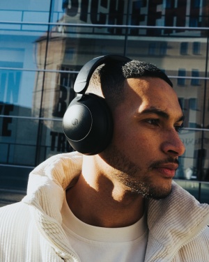 Logotrade promotional item picture of: Urban Vitamin Cupertino RCS rplastic ANC headphone