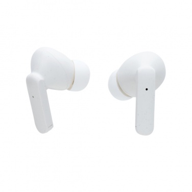 Logotrade business gift image of: Oregon RCS recycled plastic and cork TWS earbuds