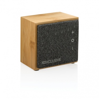 Logo trade business gift photo of: Wynn 5W bamboo wireless speaker