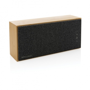 Logo trade promotional giveaways picture of: Wynn 20W bamboo wireless speaker